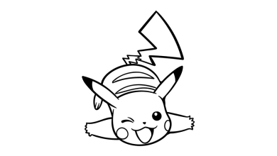Pikachu Coloring page
